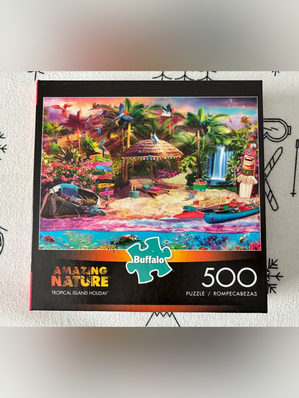 Buffalo 500-Piece Puzzle - Tropical Island